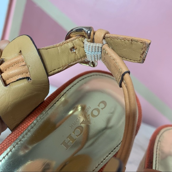 Coach wedge sandals women's lindle platform - Picture 7 of 16